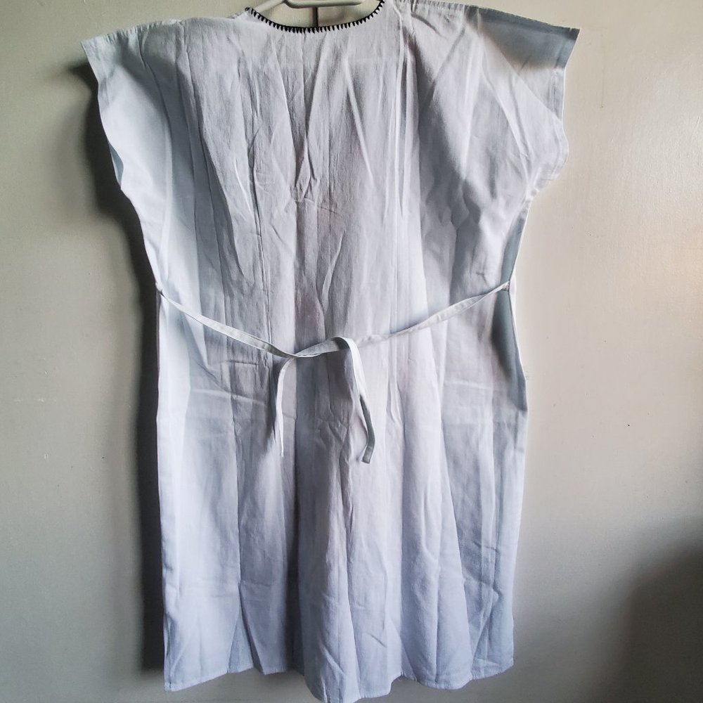 White Mexican Artisanal dress - Picture 4 of 6